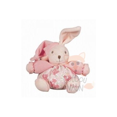  lilirose lapin boule rose vert fleur feuille 